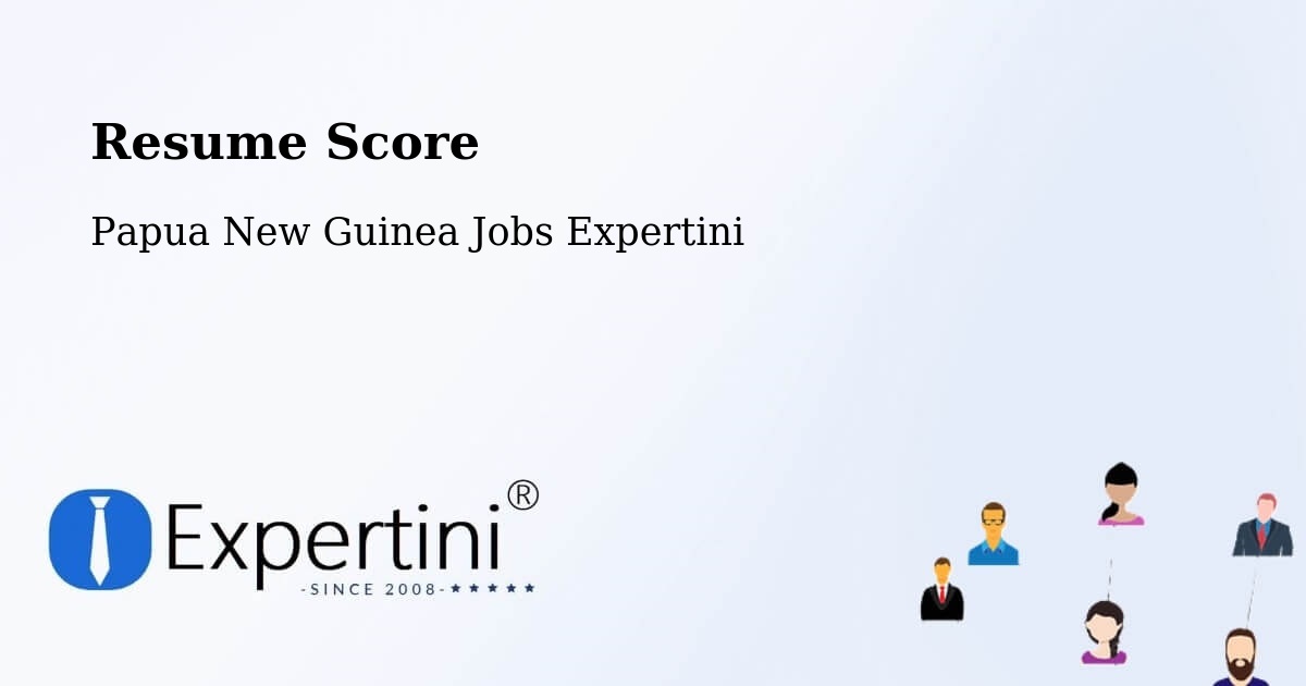 Resume Score & Job Description Match Tool – Middle Fly - Papua New Guinea Jobs Expertini